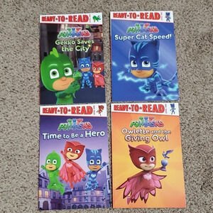 PJ Masks Catboy, Gekko & Owlette Ready To Read Level 1 Books Set of 4